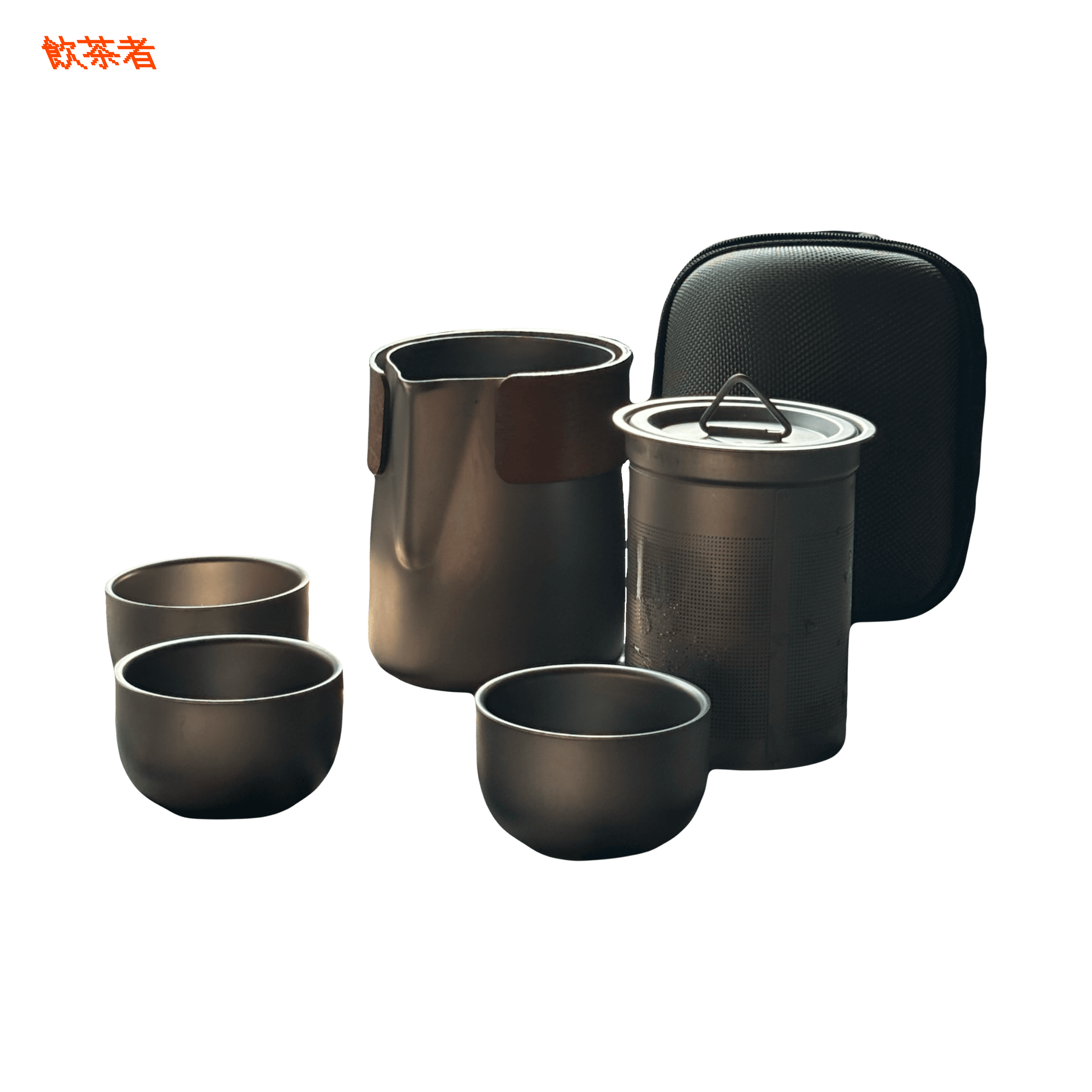 Portable Titanium Tea Set