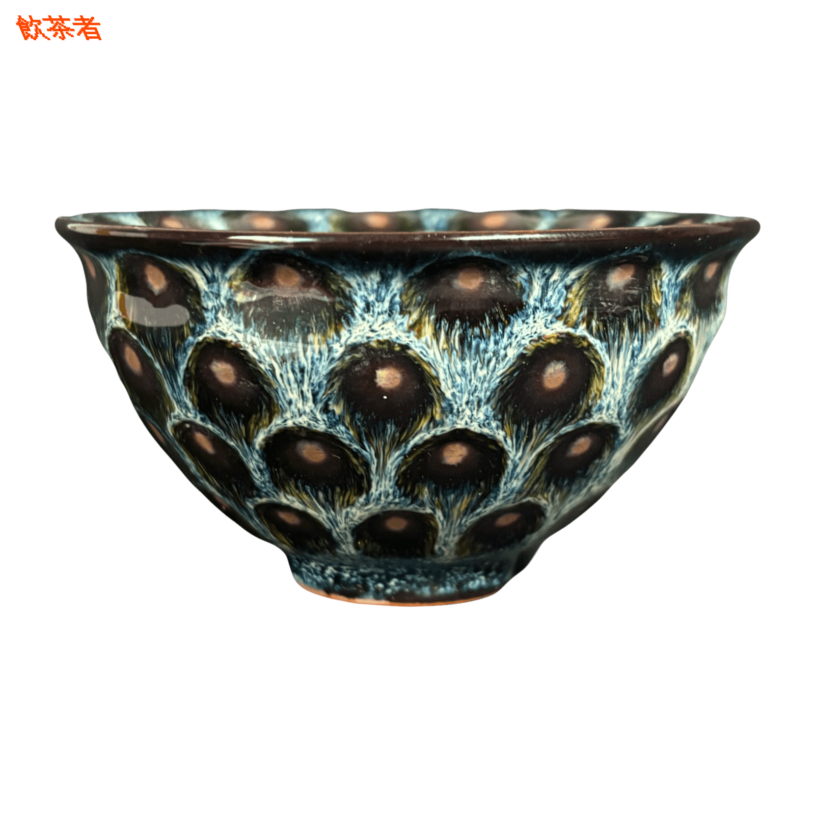 Tea Bowl 110 ml “Royal Peacock” (ceramic)