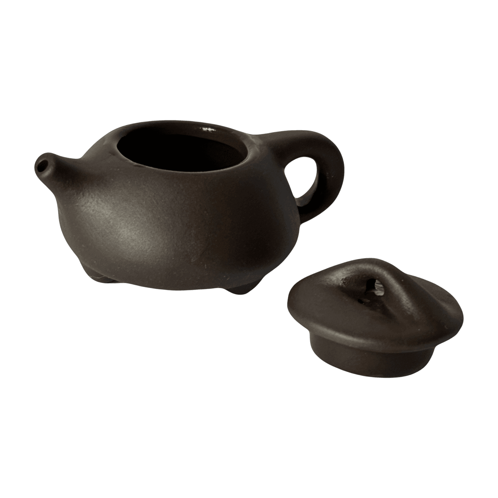 Mini Teapot 17ml - (purple clay)