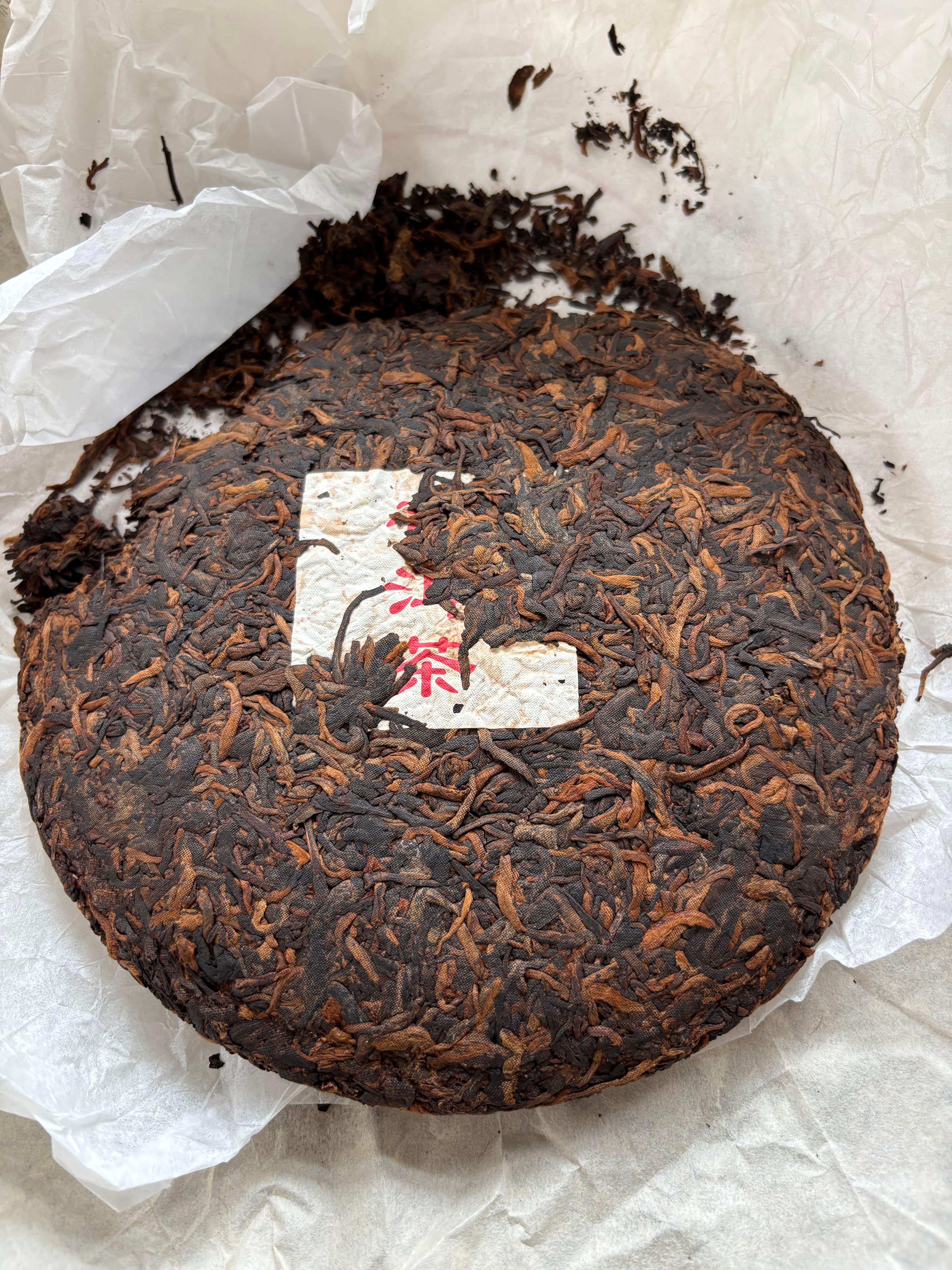 Shu Pu-erh Mingshan Xing — Banzhang Laoshu 2012